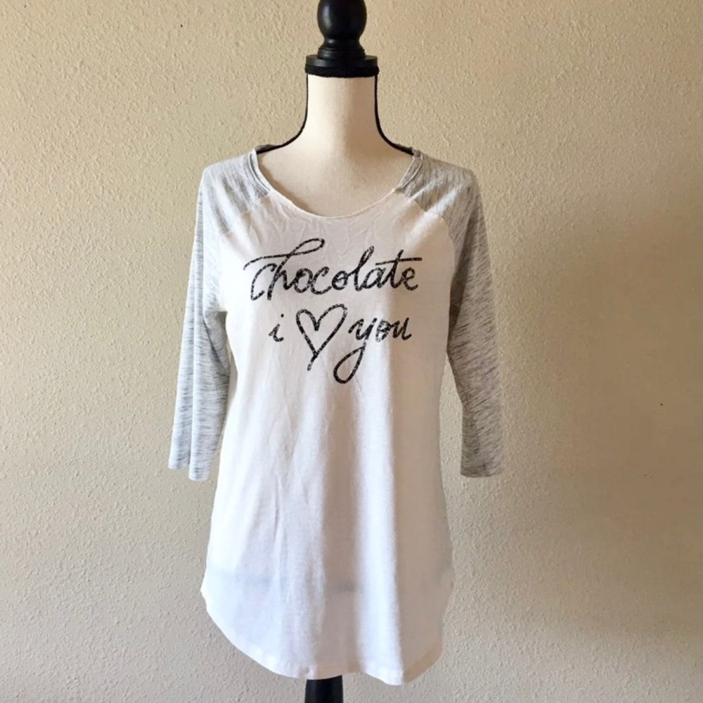 ❤️Maurices “Chocolate I Love You” Medium Tee